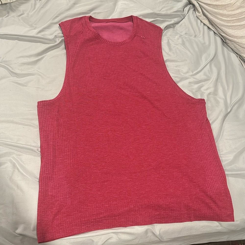 Lululemon Men’s Vetal Vent Tech Sleeveless Tank Pink Size XL